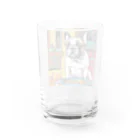 ブヒブヒフィーバーのフレブル Water Glass :back