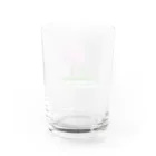 カエルの木の「カエルの木」のロゴマーク（春） Water Glass :back