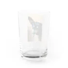 watama33の左耳立犬 Water Glass :back