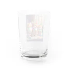 ハミガキマーケットの猫のハミガキタイム Water Glass :back
