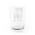 ハミガキマーケットのスーツ歯磨きネコ Water Glass :back