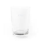 moiのPAPA（ブルー） Water Glass :back