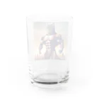 cheesyaの猫パワーモード Water Glass :back