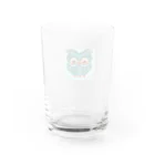 gabliel.のおしゃれなフクロウ Water Glass :back