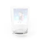 限定マカちゃんグッズ🤣の限定w Water Glass :back