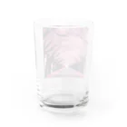 りばーあにまるの満開の桜道 Water Glass :back