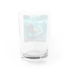 MYoshiの海中でピアノを弾く白熊 Water Glass :back