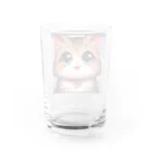 yos-1292583のねこニコばん Water Glass :back