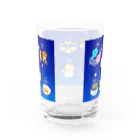 もふもふ堂の１２（１３）星座のかわいいデザイン Water Glass :back