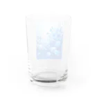 AQUAMETAVERSEの青い薔薇の花園　BLUE PLUM  691 Water Glass :back