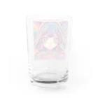 NonsenseCatのサイケ少女 Water Glass :back