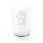 yosuga-aの陽気なペンギン Water Glass :back