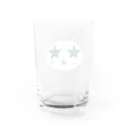 2D&3D「H.S」Storeのちょいパリピにゃんこ Water Glass :back