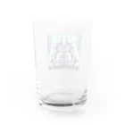 SWQAのオオカミファミリー Water Glass :back