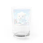 りんりんの可愛いシロクマちゃんショップ　かわいいよ！の本お、読む白くま Water Glass :back