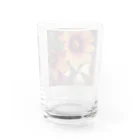 rocco48のフラワーパワーグラフィック Water Glass :back