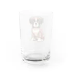 Kawaii あにまるこれくしょんのボクサー【かわいい動物たち】 Water Glass :back