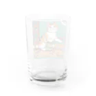 syuvaの遊んでるにゃんこ Water Glass :back