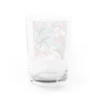 ウェブエンパイアの桜と雀（Cherry blossom & sparrow)  01 Water Glass :back