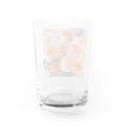 decnaの色鮮やかなガーベラのアイテム Water Glass :back