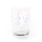 Bunny RingのSOXLくん and SOXちゃん Water Glass :back