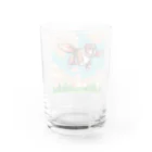 barisukaの空を飛ぶブルドッグ Water Glass :back