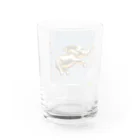 Youji0の空飛ぶ黄金の象 Water Glass :back