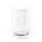 オノマトピアの水瓶座成分表【おもしろ星座成分表】 Water Glass :back