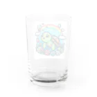 toto444のかわいいカメ Water Glass :back