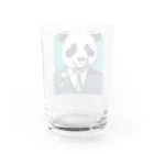 crazypanda2のビジネスパンダ Water Glass :back