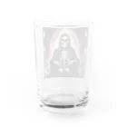 かるるんショップのスケルトン　見えた未来の保証は致し兼ねる Water Glass :back