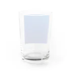 ppqのbluue Water Glass :back