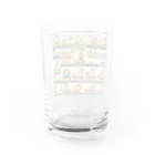 mazislowlifeの草原を走り回っているカピバラ Water Glass :back