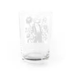 電子のお絵描き屋さんのCool Girl Water Glass :back