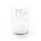 midori_kawaのYuki&JK セーラー服コラボ 夢をつかみ取れ❗️ Water Glass :back