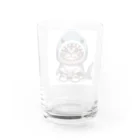 IloveCatのサメのフードを被った愛くるしい子猫 Water Glass :back