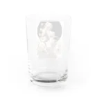 AQUAMETAVERSEの女性と白い花　なでしこ1478 Water Glass :back