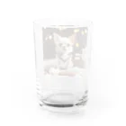 チワワ愛好家ショップの🎀チワワの幸せな一吠え🐕💓 - 心温まる家族の物語 Water Glass :back