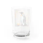 akipen76の卵を温かく見守っているペンギン Water Glass :back