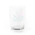 RetrowaveFlowerのRetrowaveFlower-エニシダ- Water Glass :back