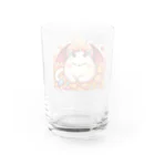 nekodoragonのおやすみ！猫ドラゴン　背景透過ver Water Glass :back