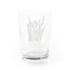 とみよのちぎり絵のとみよのお花 Water Glass :back