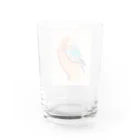 AQUAMETAVERSEの手のひらでおしゃべりセキセイインコの　BLUE PLUM  691 Water Glass :back