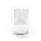 neYunのゴスロリ姉妹はお揃いのクマさん達と一緒にお出かけ Water Glass :back