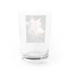 AQUAMETAVERSEのワクワクしながら宇宙の外に旅立つ天使たち アメジスト 2846 Water Glass :back