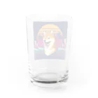 80s_popの80s_pop Dog No.1 (Shiba Inu) Water Glass :back