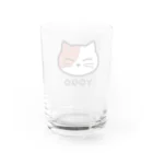 ヨゴ商店のヨゴにゃん（ロゴあり） Water Glass :back