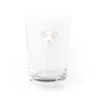 jackrussellvibes___のジャックラッセルテリアのアイテム Water Glass :back