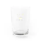 愛と幸せの魔法使いの月夜に駆けるプリン Water Glass :back