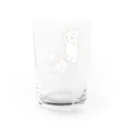 nya-mew（ニャーミュー）のやっちまったニャーちゃん Water Glass :back